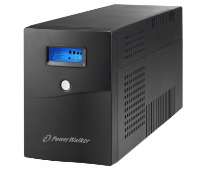 UPS (zasilacz awaryjny) Power Walker LINE-INTERACTIVE (3000VA/1800W, 4x Schuko, LCD)
